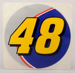 LOT of 6 JIMMIE JOHNSON #48 LOWES 3 INCH ROUND DECAL STICKER BRAND NEW!! - Picture 1 of 4