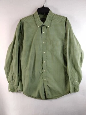 Lyle & Scott Mens Large Green Plaid Long Sleeve  Dress Shirt - Image 1 of 4