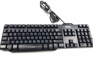 Teclado USB enchufable para computadora Dell modelo L100 RH659 - Imagen 1 de 8