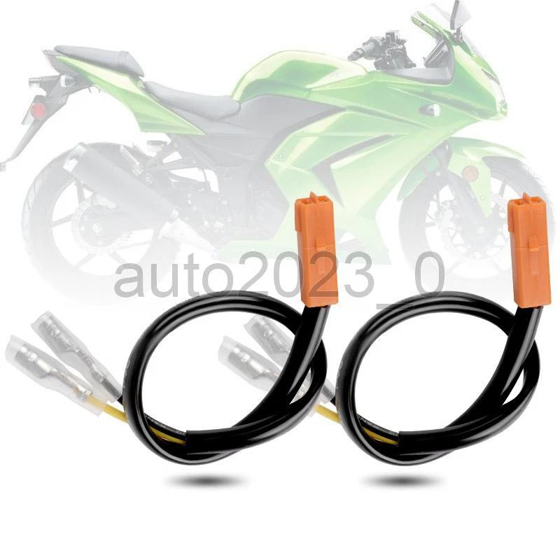 Arnés conector enchufe luz señal de giro para KAWASAKI NINJA 300 650 1000 ZX6R Foto 1 de 4