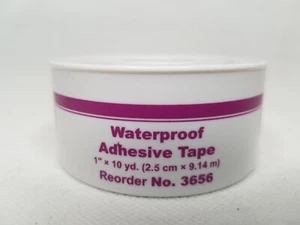 1 Rolle - Dynarex 3656 wasserdichtes Klebeband 1" x 10' Neu MED1 - Bild 1 von 4