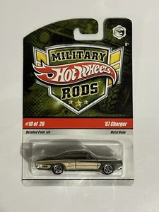2009 Hot Wheels Military Rods Dodge '67 Charger #10/26 Army detaillierte Lackierung - Bild 1 von 3