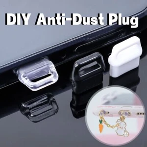 1/10Pcs Charge Port Cover Plugs Stopper DIY Protection Cap Anti Dust Plug - Photo 1 sur 24