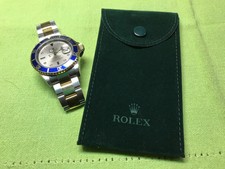 Genuine New Rolex service  Velvet travel Pocket Pouch