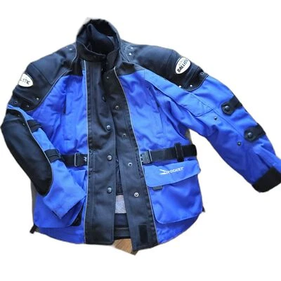 Joe Rocket Ballistic Series Women's Armored Blue Motorcycle Jacket Sz M - Image 1 of 4