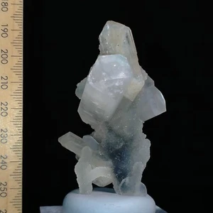 Chalcedony w/ Stilbite & Apophyllite crystals coral stalactite formation 200ct - Picture 1 of 8