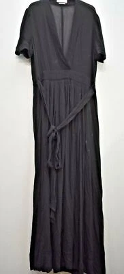 Maxi Vestido Isabel Marant Etoile Para Mujer Cuello Sobrepelliz Cintura Manga Corta 38 Foto 1 de 4