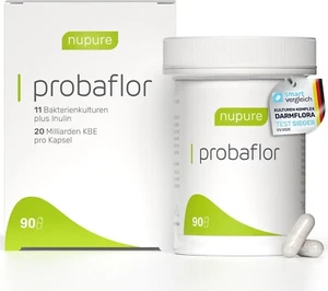 Nupure® Probaflor 90 Kapseln, mit 1.800 Mrd KBE/kasten*, 11 Spezielle Bakteriens - Bild 1 von 4