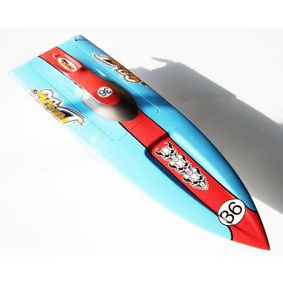 Fiberglass RC Boat Hull for Remote Control High-speed Racing Boat E36 Models - Image 1 of 4