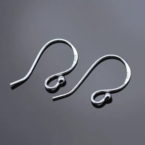 Solid 925 Sterling Silver French Earring Wires Fish Hooks Jewellery Findings  - Picture 1 of 2