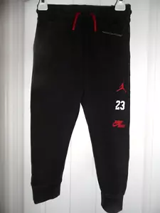 Cool Jordan boys size 4 vintage look black sweatpants NWT - Picture 1 of 5