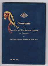 Antique Souvenir from Opening New House of Parliament 1927