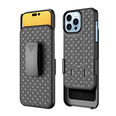 For iPhone 14 Pro Max 13 12 11 Pro Belt Clip Holster Case with Kickstand Cover - Image 1 of 4