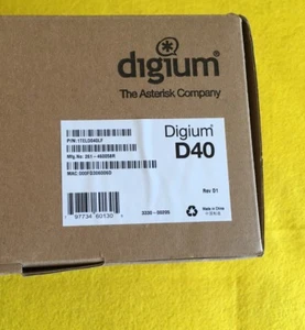 Digium D40 Office VoIP Display Phone- brand new, never used, in original box - Picture 1 of 3