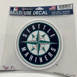 Seattle Mariners Win Craft Multi-Use Decal Logo-4” Removable- Reusable New - Picture 1 of 1