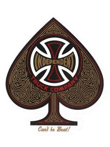 Independent Trucks T/C Spade Skateboard Sticker 3.5" - Picture 1 of 1