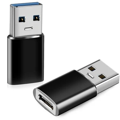 For iPhone 15 Pro Max iPad Samsung Type-C to USB Fast Charging Converter Adapter - Image 1 of 4