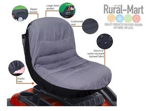 Lawn Mower Seat Cover Universal Medium for Riding Garden Tractor, Craftsman - Picture 1 of 6