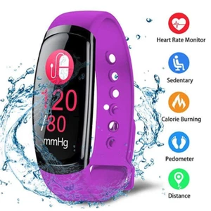 Fitness Band Tracker Smart watch Wristband Heart Rate/Blood Pressure/Sleep Monit - Picture 1 of 11