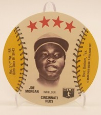 Rare Vintage 1977 Chilly Willee Joe Morgan HOF Cincinatti Reds Star MSA Disc 