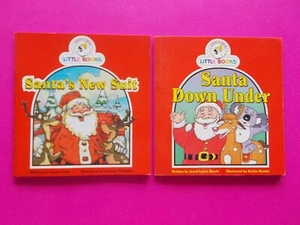 COCKY'S CIRCLE LITTLE BOOKS - SANTA'S NEW SUIT & SANTA DOWN UNDER / AUSTRALIA - Picture 1 of 8