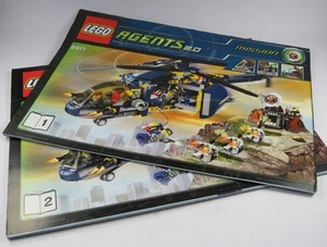 LEGO® Bauanleitung Instruction Nr. 8971 City Agents 2.0 Helikopter Heft 1+2 - Bild 1 von 1
