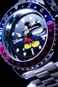 Reloj Pulsera ANOTHER HEAVEN Disney Mickey Mouse GMT Master Submariner De Japón - Imagen 1 de 7