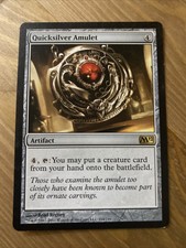 Magic the Gathering Quicksilver Amulet #214 Core 2012 / M12 LP-NM