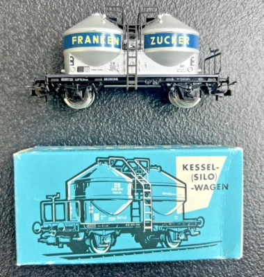 Vintage MARKLIN HO 4658 Franken Zucker Tank Hopper Truck SILO Wagen with Box - Image 1 of 4