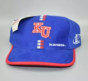 Cappello berretto Kansas Jayhawks logo atletico vintage strapback - nuovo con etichette - Foto 1 di 5