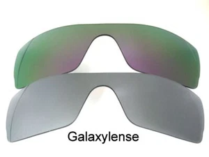 Galaxy Replacement Lenses for Oakley Batwolf Purple&Gray Polarized 2 PAIRS - Picture 1 of 6