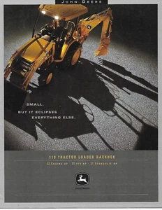 Equipment Brochure - John Deere - 110 - Tractor Loader Backhoe - c2002 (E8826) - Picture 1 of 1