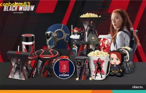 Black Widow Taskmaster Helm Popcorn-förmiger Eimer Theater exklusiv offiziell - Bild 1 von 16