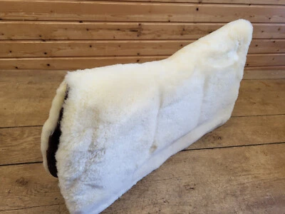 Sheepskin Western Pad Saddle Pad Cushionable Honey Yellow/Brown Size S - Image 1 of 4