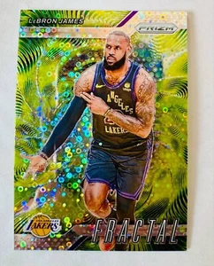 LeBron James 2024-25 Panini Prizm Fractal Insert Fast Break Disco Prizm - Picture 1 of 1