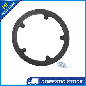 44 Teeth 8.5cm 5Holes Bike Crankset Chain Wheel Cover Protector Black Pack of 1 - Picture 1 of 6