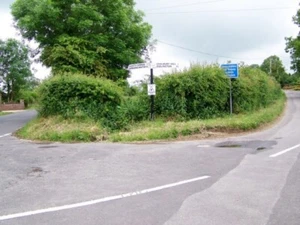 Foto 6x4 Hell Corner, Chalbury Common A Kreuzung Nebenstraßen in der H c2010 - Bild 1 von 1