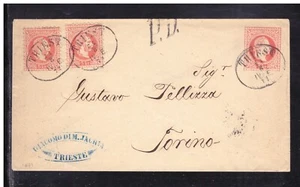 Cartolina Postale Provincie Austriache 5 kr + 10 Francesco Giuseppe 1871 WE1329 - Picture 1 of 1