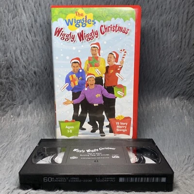 The Wiggles: Wiggly Wiggly Christmas VHS Tape 2000 - 19 Songs Classic Holiday - Image 1 of 4