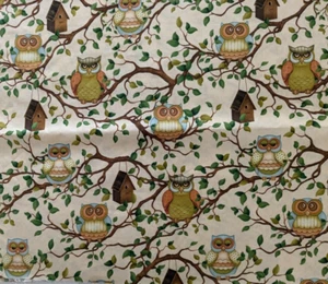 1 Yard x 39" OWLS - Angela Anderson for Quilting Treasures - Picture 1 of 3