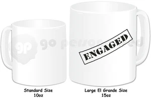 Taza Personalizada El Grande Grande Grande 15oz - Diseño "Comprometido" - Cualquier Nombre - Imagen 1 de 1