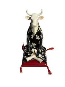 CowParade Meditating Cow Figurine #7720 2005 Westland Giftware Excellent - Picture 1 of 6