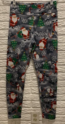 Leggings forrados de lana No Boundaries para niños talla M (7-9) gris Santa 26,5" = entrepierna Foto 1 de 4