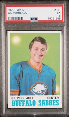 1970 Topps Gil Perreault #131 PSA 5 - Image 1 of 2