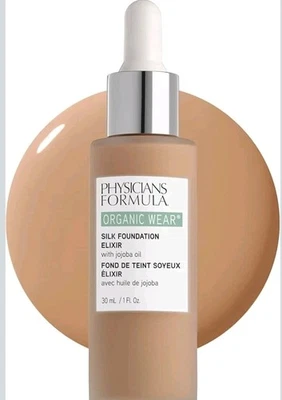 Physicians Formula Organic Wear Silk Foundation Elixir 04 Light-to-Medium 1 Oz. - Image 1 of 3