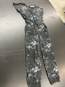Old Navy Girls Romper 10/12 Black White Long Cute Free Shipping Z1 - Picture 1 of 5