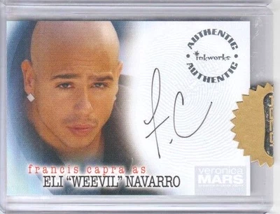 Veronica Mars Razor TV Autograph Trading Card Francis Capra Eli Weevil Navarro  - Image 1 of 2
