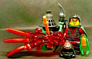 NINJAGO © WORLD LIMITED EDITION ZARKT VS KRUX ACRONIX DUO CUSTOM & WEAPONS +++ - Imagen 1 de 8