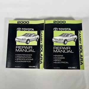 2000 Toyota Camry Solara Service Repair Manual Engine Drivetrain OEM Vol 1 & 2 - Picture 1 of 3