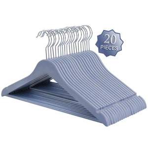 Eco Friendly Coat Hangers in Blue 20 Piece - Bild 1 von 12